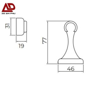 Hít cửa VICKINI 45818.001