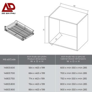 Giá kệ xoong nồi IVAN 14803