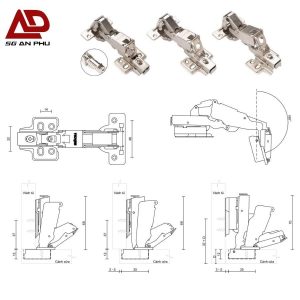 Bản lề bật giảm chấn VICKINI 01718 NP