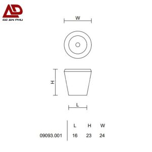 Tay tủ VICKINI 09093 OBP