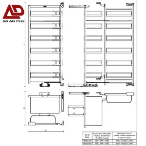 Giá kệ 6 tầng VICKINI 14506 GRPR