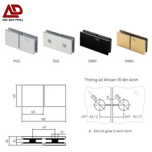 Kẹp kính VICKINI 64917.001 SSS