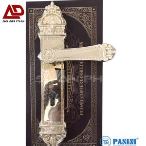 Khóa tay gạt đồng thau PASINI 8803