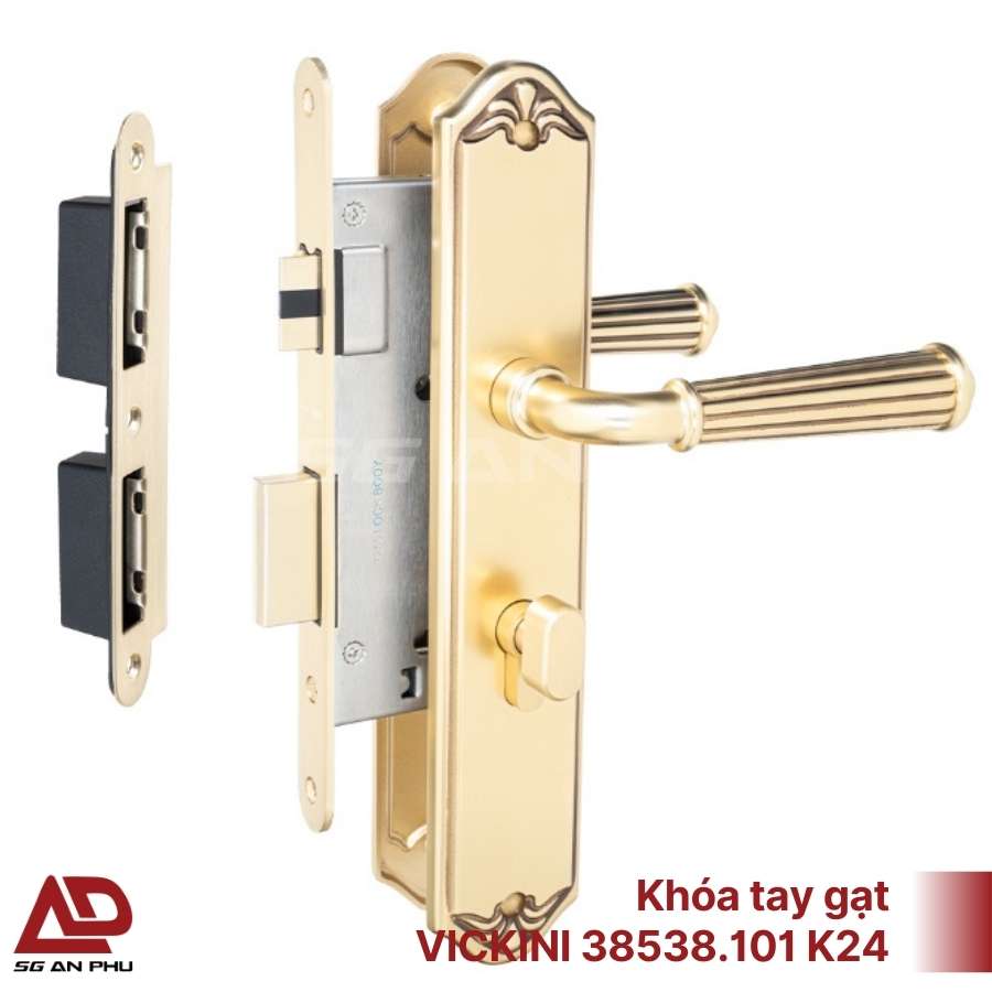 Khóa tay gạt (khóa nẹp) đồng thau VICKINI