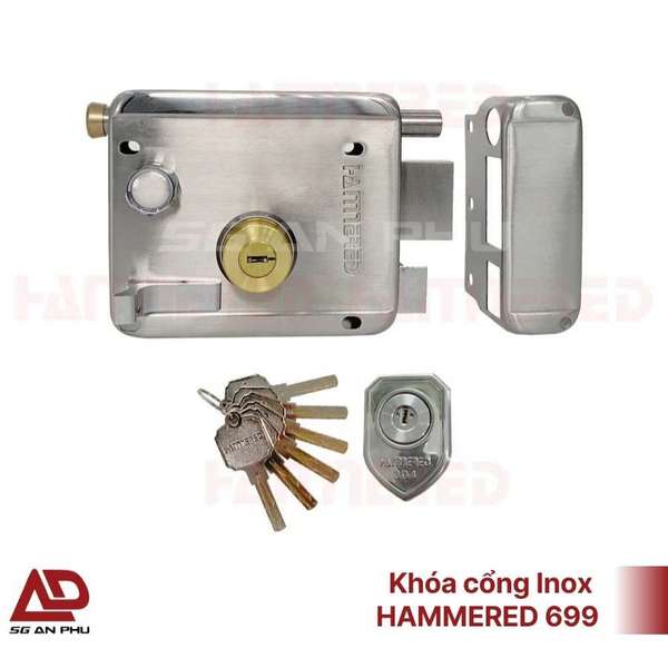 Cấu tạo kỹ thuật của khóa cổng inox