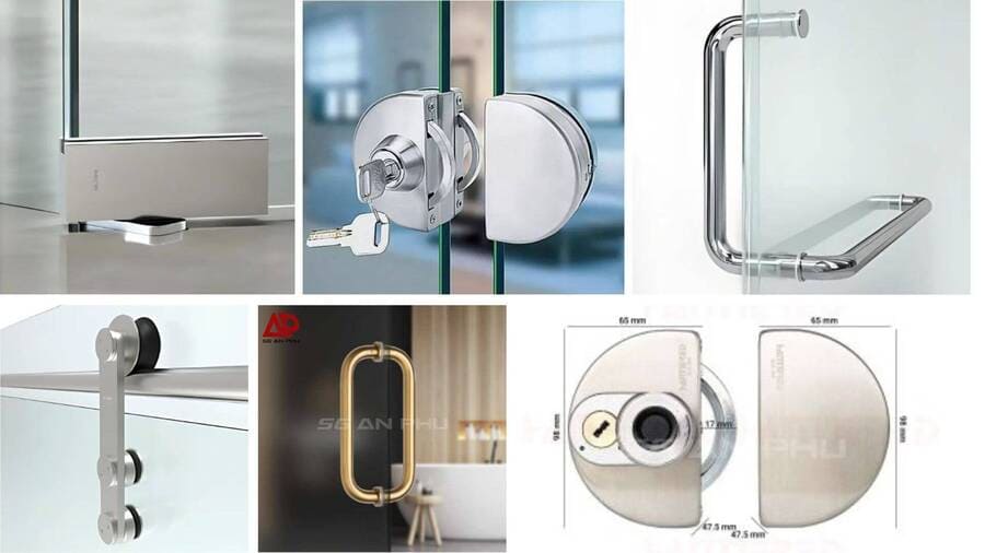 Phân loại phụ kiện cửa nhôm kính phổ biến nhất tại An Phú