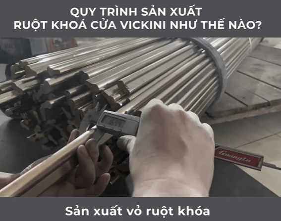 Sau đó là sản xuất vỏ ruột khóa