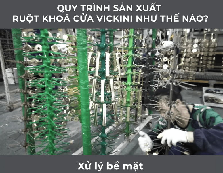 Bước 4 là xử lý bề mặt