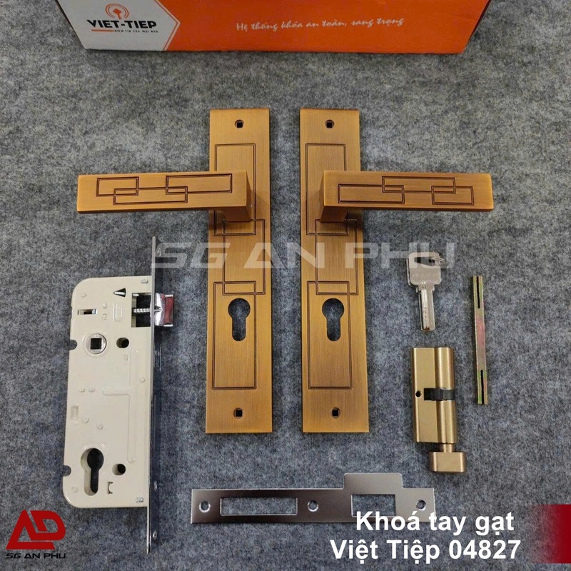 Tháo rời các bộ phận của khóa cửa để bảo dưỡng