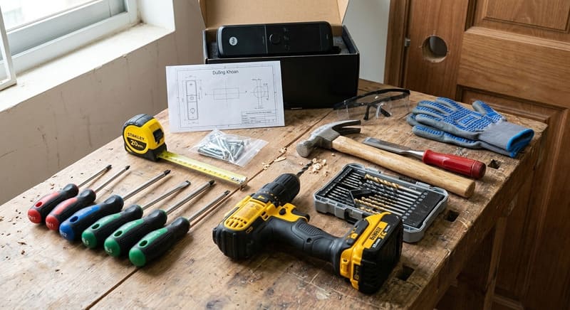 Các dụng cụ lắp đặt không thể thiếu