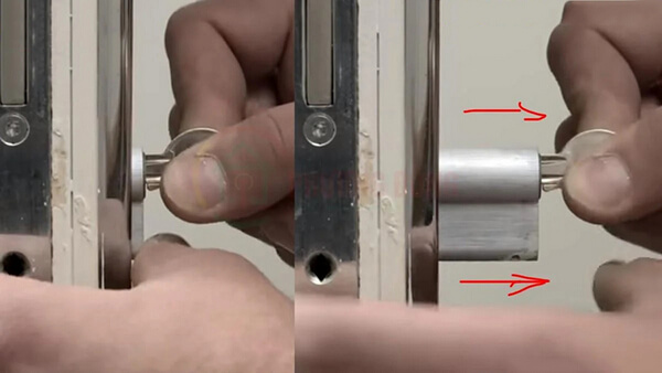 Cách mở khóa cửa tay gạt khá đơn giản và dễ thao tác so với các loại khóa khác