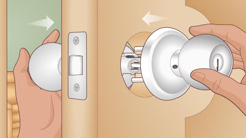 Phương pháp 3: Tháo ốp và vít khi khóa không có lỗ nhỏ