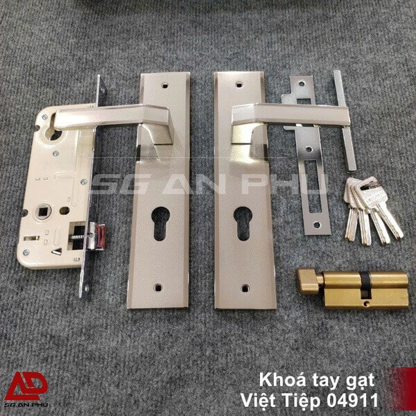 Khóa tay gạt nẹp dài