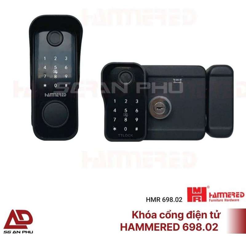 Khóa cửa thông minh HAMMERED: Thiết kế chắc chắn, độ bền cao