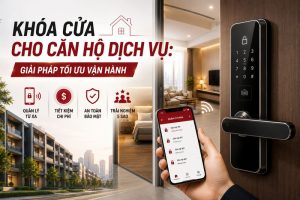 Khóa cửa thông minh quản lý qua App: Linh hoạt số một