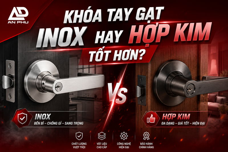 Tìm hiểu 2 chất liệu ổ khóa phổ biến: Inox 304 và Hợp kim kẽm (Atimon)