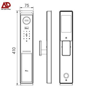 Khóa Nhận Diện Khuôn Mặt EL-C910 GB CNC
