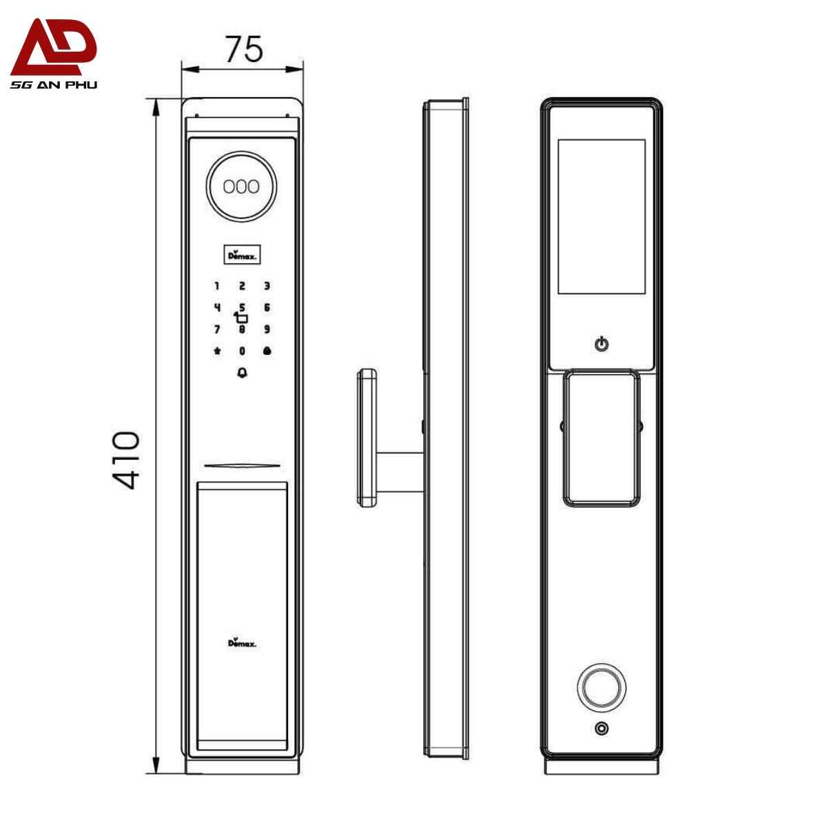 Khóa Nhận Diện Khuôn Mặt EL-C910 BN CNC