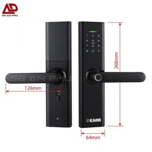 Khóa Vân Tay S12 Viền Đen