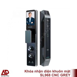 Khóa nhận diện khuôn mặt SL968 CNC GREY cao cấp chính hãng