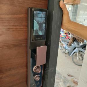 Khóa nhận diện khuôn mặt SL968 CNC BROWN