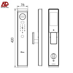 Khóa nhận diện khuôn mặt EL-C999 BN