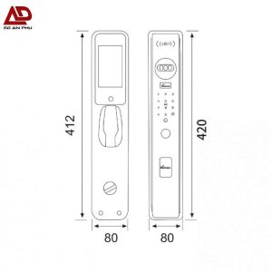 Khóa nhận diện khuôn mặt EL912 BN