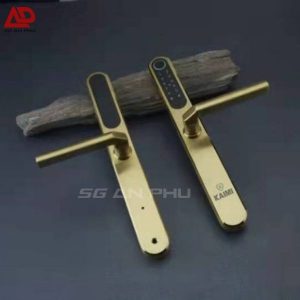 Khóa Cửa Nhôm Thông Minh CN104 Màu Vàng