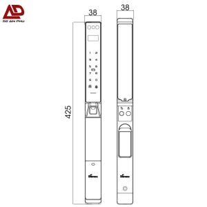 Khóa thông minh Demax EL-MS909 MB