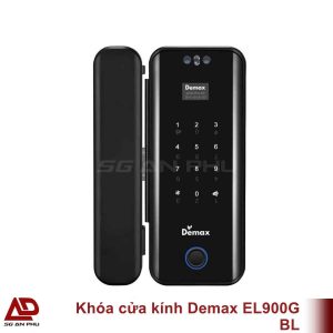 Khóa cửa kính Demax EL900G BL