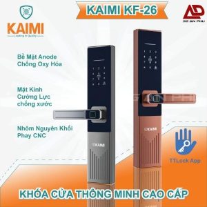 Khóa Vân Tay KF26 Màu Đồng
