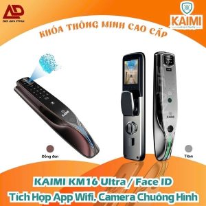 Khóa Tự Động KM16 Face ID Màu Titan