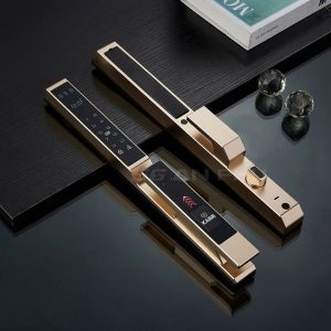 Khóa Cửa Nhôm NF-01 Face ID Màu Vàng