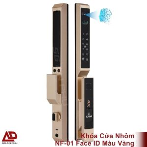 Khóa Cửa Nhôm NF-01 Face ID – Màu Vàng giá rẻ