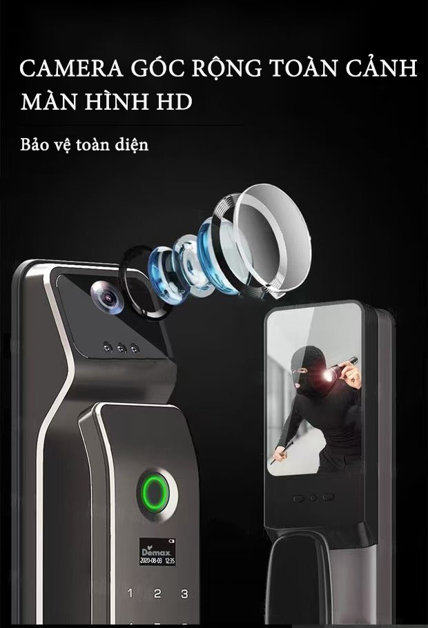 chinh-5 Khóa nhận diện khuôn mặt SL928 DG