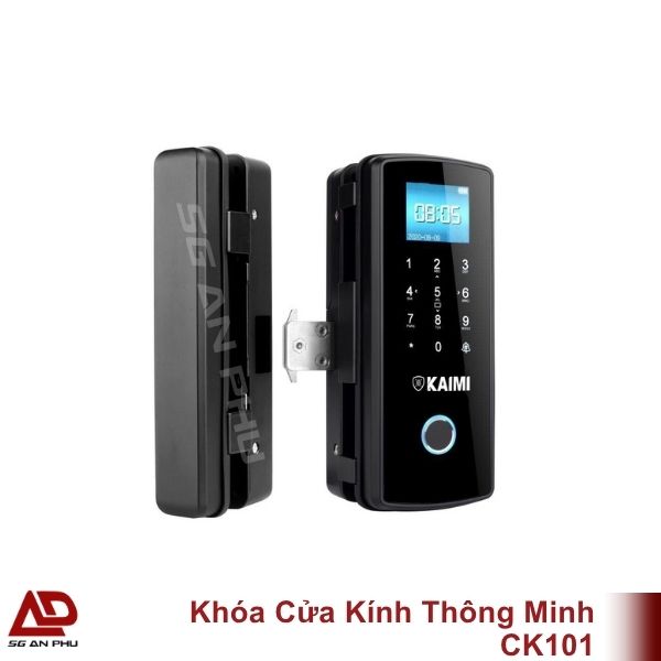 Khóa cửa kính vân tay KAIMI – thương hiệu Việt phát triển theo tiêu chuẩn Đức.