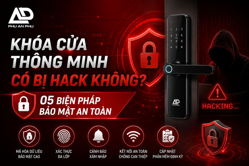Khóa cửa thông minh có bị hack không?