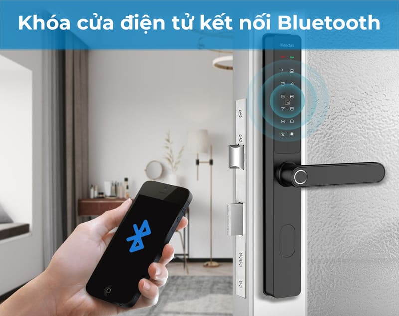 Khóa điện tử kết nối Bluetooth: Ổn định và tiết kiệm pin