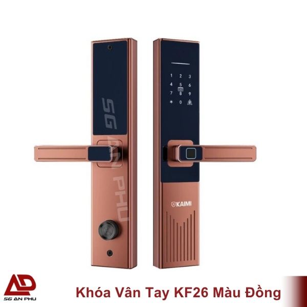 Giải pháp khóa vân tay phù hợp nhiều loại cửa kính văn phòng, lắp đặt đơn giản.