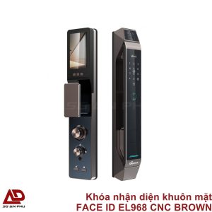 Khóa nhận diện khuôn mặt FACE ID EL968 CNC BROWN