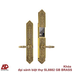 Khóa đại sảnh biệt thự SL8882 GB BRASS