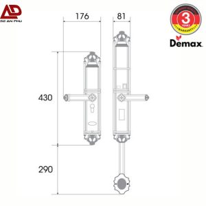 Khóa biệt thự SL821 GOLD