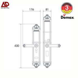 Khoá cửa chính EL822 AC