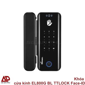 Khóa cửa kính EL800G BL TTLOCK Face-ID