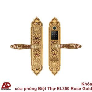 Khóa cửa phòng Biệt Thự EL350 Rose Gold