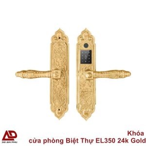 Khóa cửa phòng Biệt Thự EL350 24k Gold