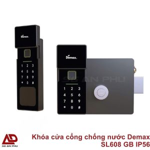 Khóa cửa cổng chống nước Demax SL608 GB IP56
