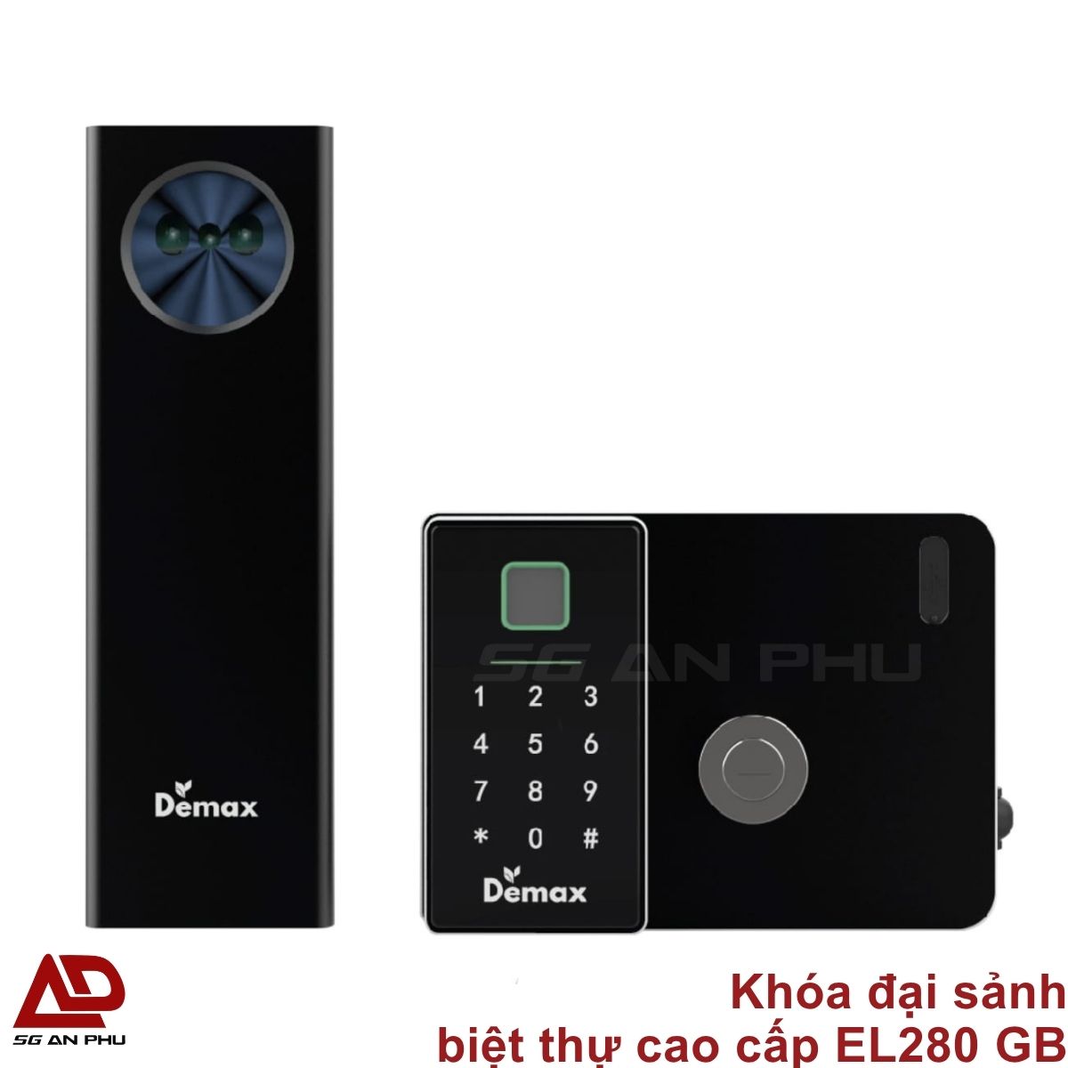 Frame (5) Khóa cửa chống nước Face-ID EL-G908CB CNC chính hãng cao cấp