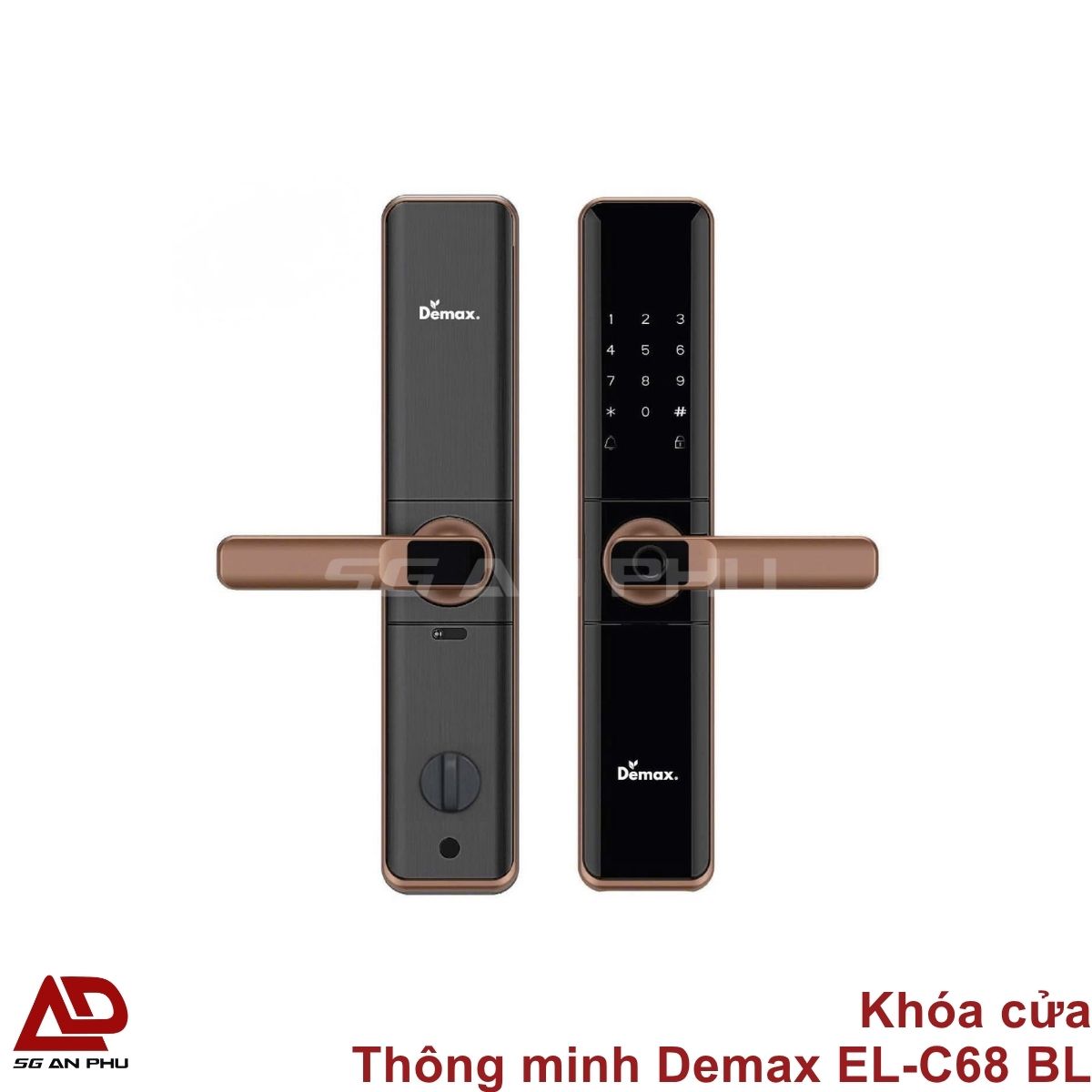 Frame (54) Khóa cửa Thông minh Demax EL-C68 BL