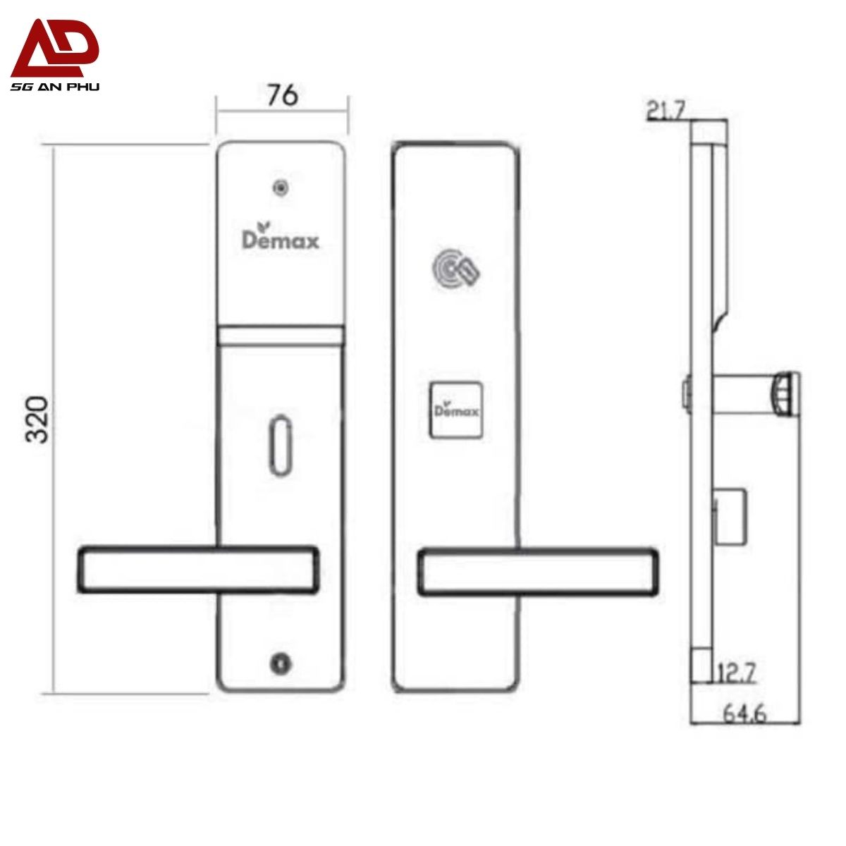 Frame (61) KHÓA KHÁCH SẠN HEL606 MG CNC